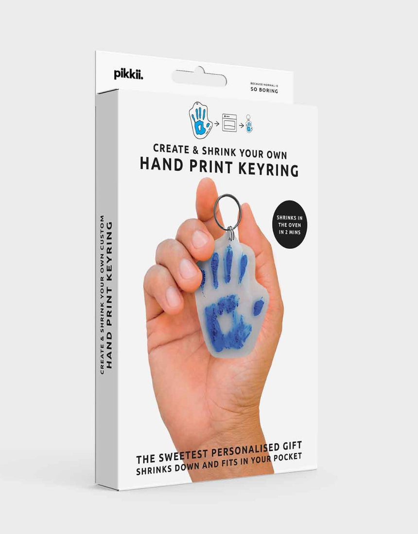 Hand Print Shrink Keyring Kit, Pikkii