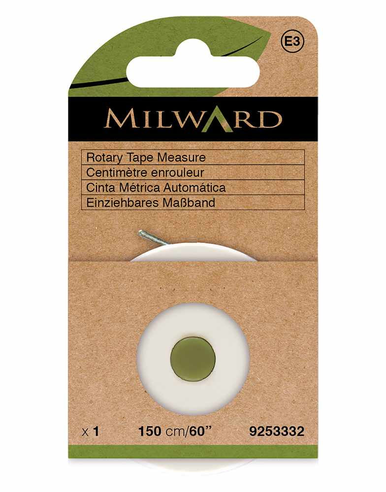 Milward Green Premium Retractable Tape Measure, 150cm