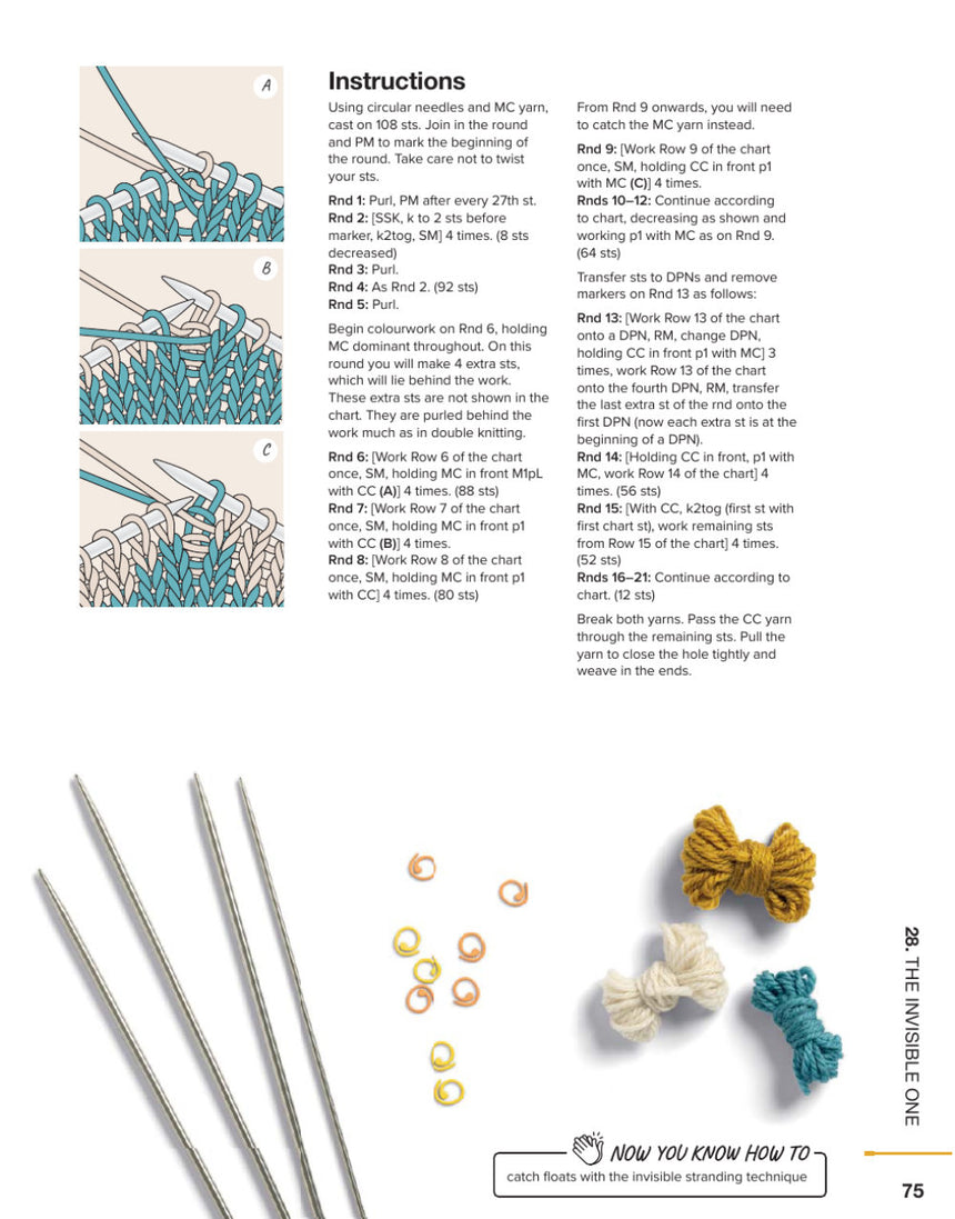 Learn to Knit in 50 Squares Book by Anna Pantelous