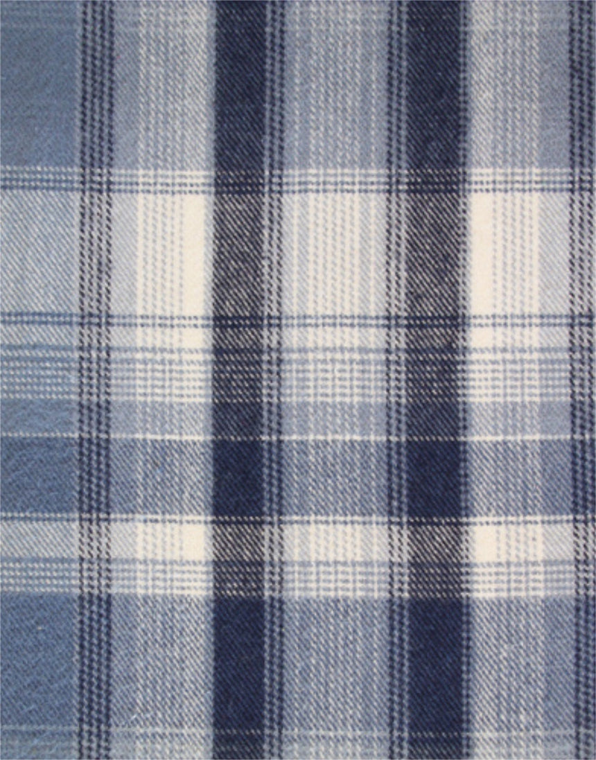 Prairie Plaid Earl Grey Highlands Flannel Double Brushed Cotton Fabric