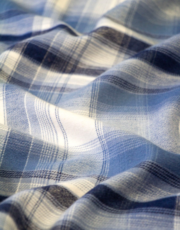 Prairie Plaid Earl Grey Highlands Flannel Double Brushed Cotton Fabric