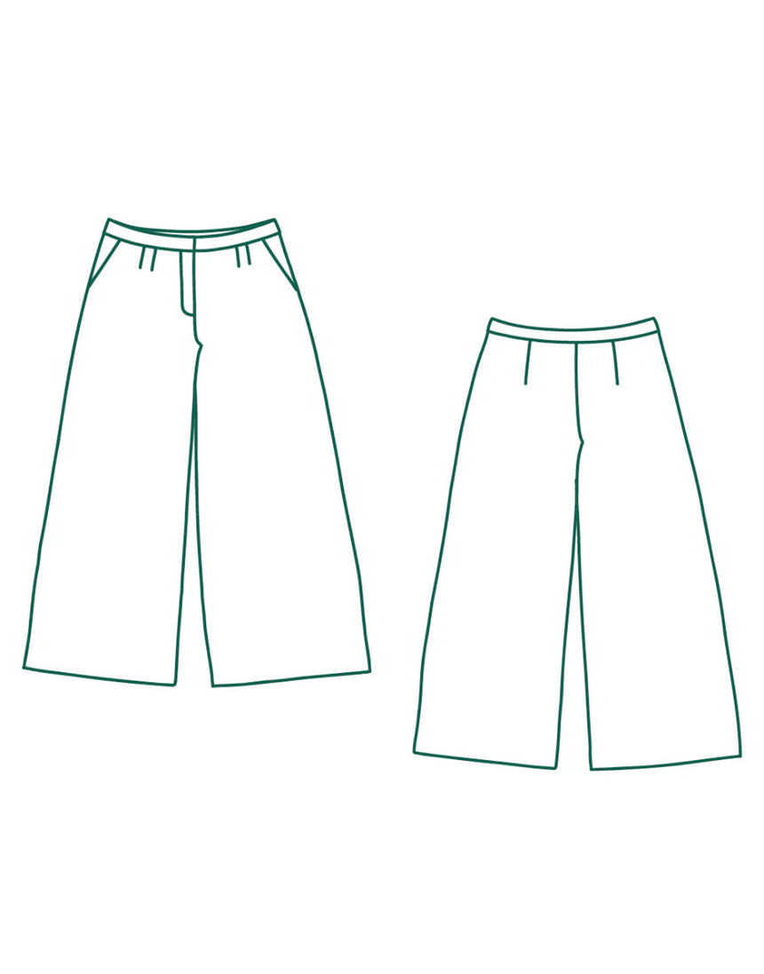 Blake Trousers Paper Sewing Pattern, Atelier Jupe