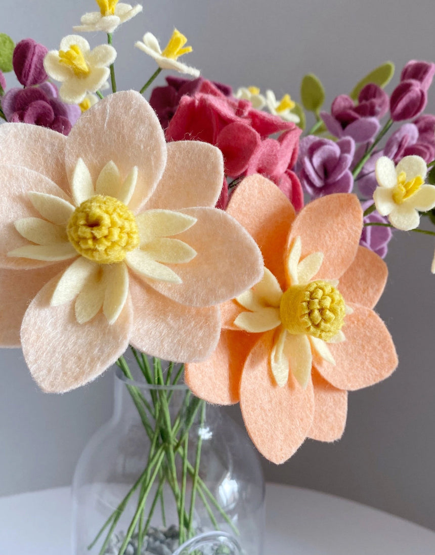 Blissful Blooms Felt Flower Craft Kit, The Handmade Florist