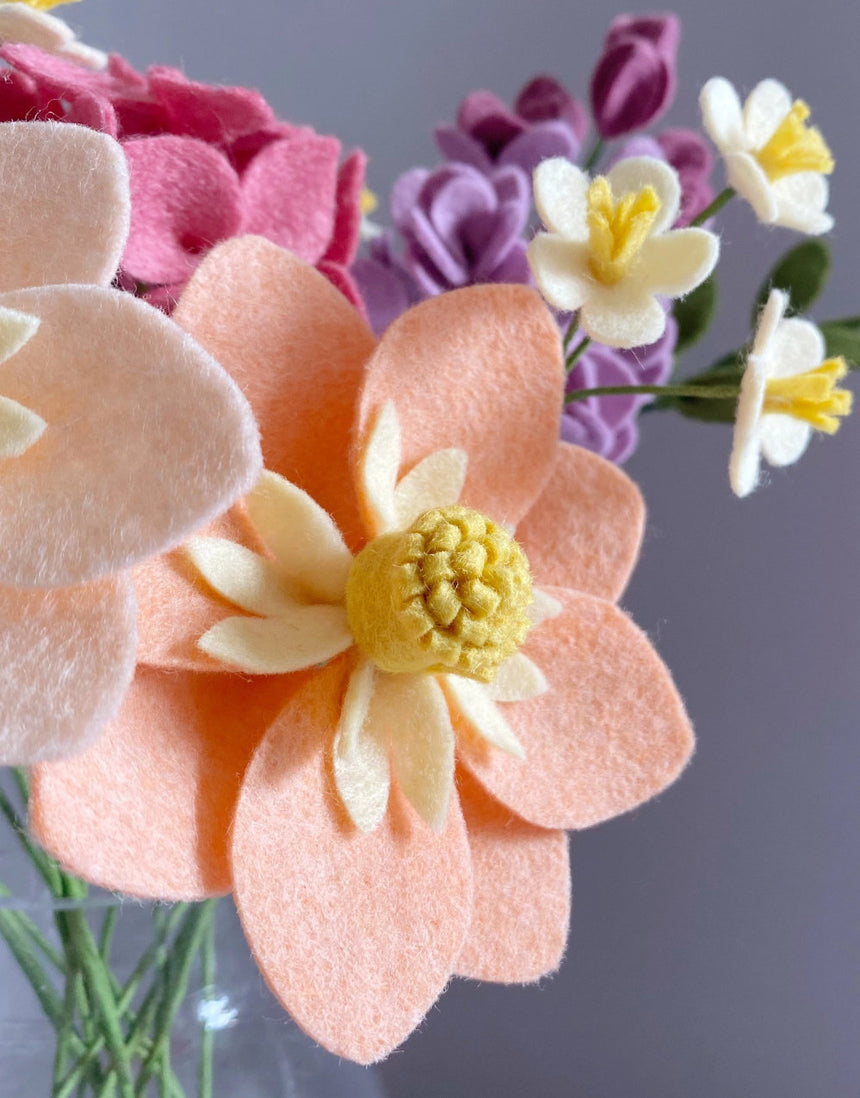 Blissful Blooms Felt Flower Craft Kit, The Handmade Florist