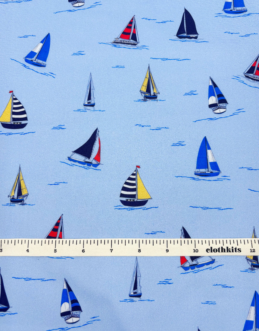 Little Regatta Cotton Poplin Fabric