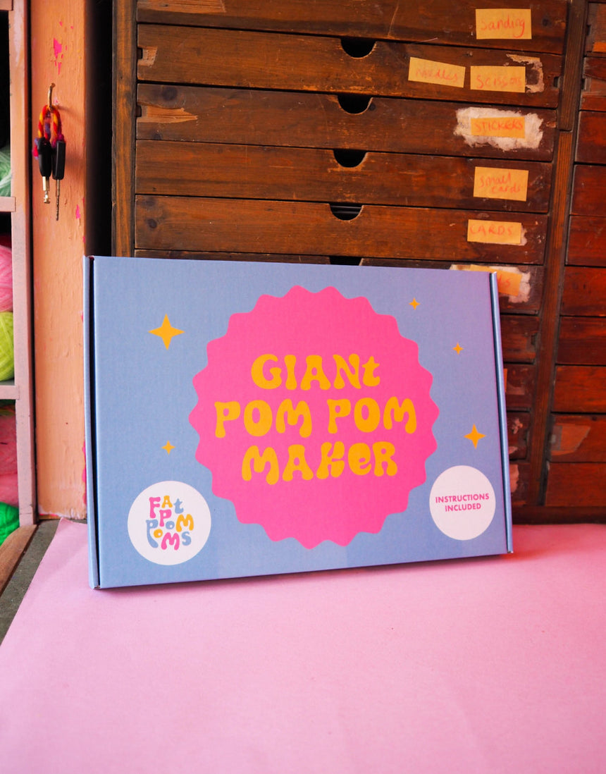 Giant Pom Pom Making Kit, Fat Pom Poms
