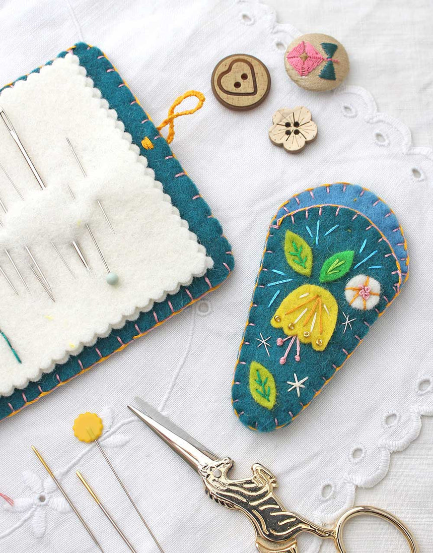 Embroidered Felt Needle Case Workshop with Sewyeah Social Club | Chichester Sewing Courses