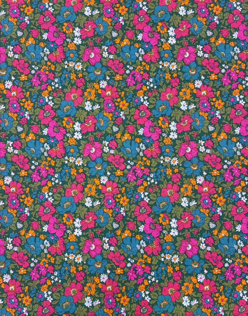 Liberty Fabrics Lasenby Quilting Cotton, Everlasting - Cosmos Song A
