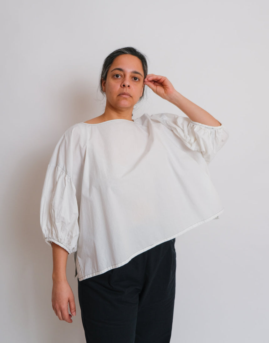 Frill Sleeve Top Zero Waste Sewing Pattern PDF Immediate Download, Birgitta Helmersson