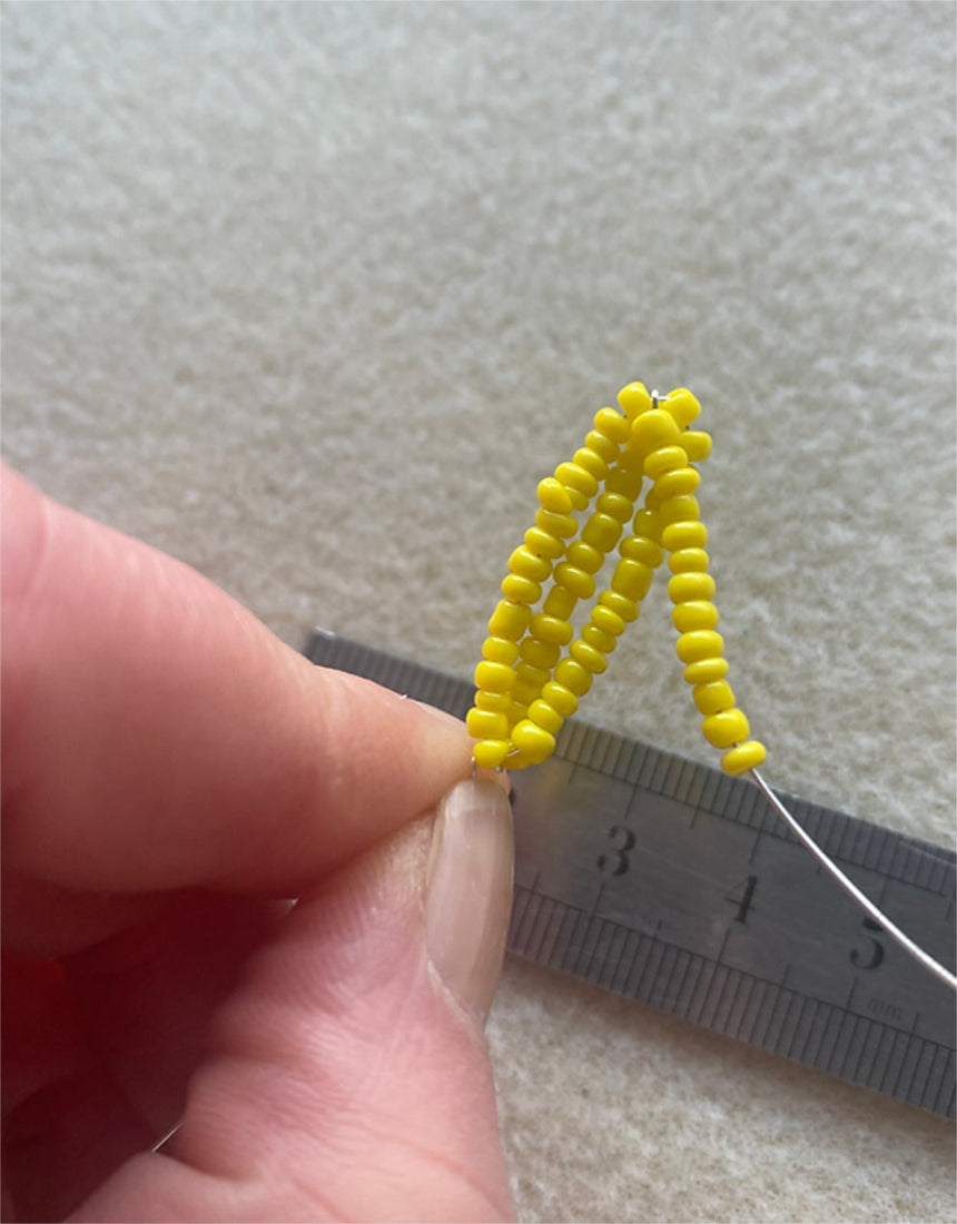 Daffodil Beaded Flower Craft Kit, The Beaded Garden