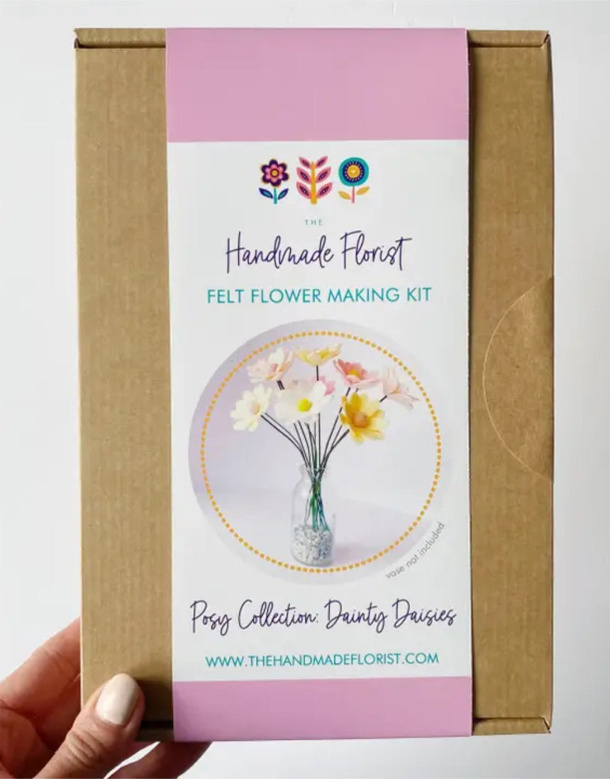 Posy Collection: Dainty Daisies Felt Flower Craft Kit, The Handmade Florist