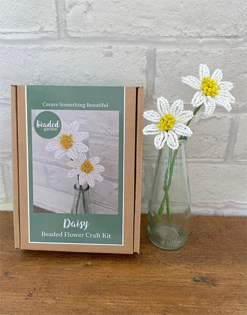 Daisy Beaded Flower Craft Kit, The Beaded Garden