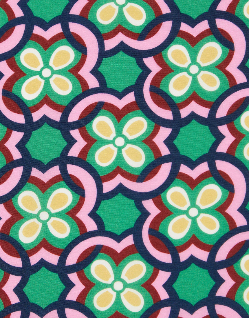Liberty Fabrics Kensington Crepe de Chine Fabric, Daisy Loop A