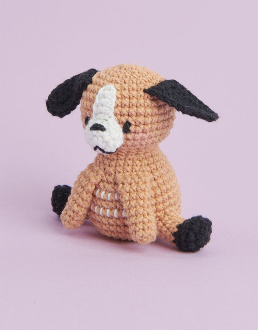 Mini Easy Crochet Dog Kit, Ricorumi