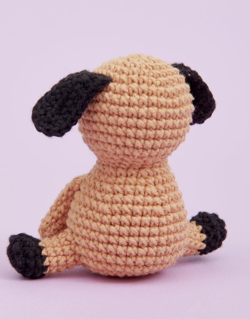 Mini Easy Crochet Dog Kit, Ricorumi