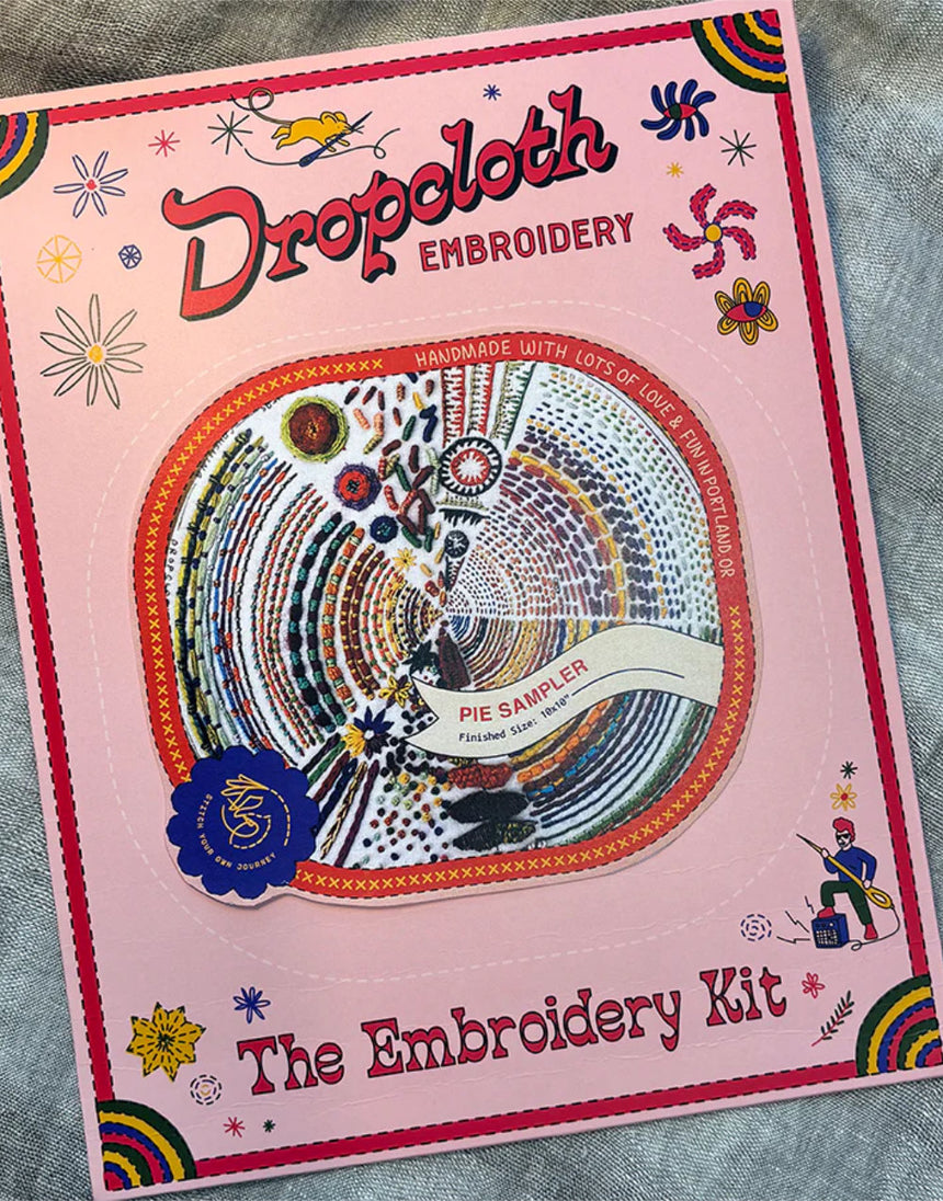 Pie Embroidery Sampler Kit by Dropcloth