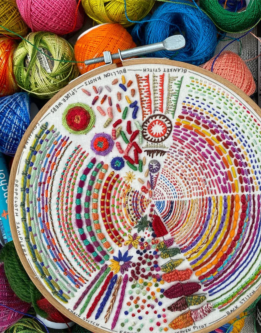 Pie Embroidery Sampler Kit by Dropcloth