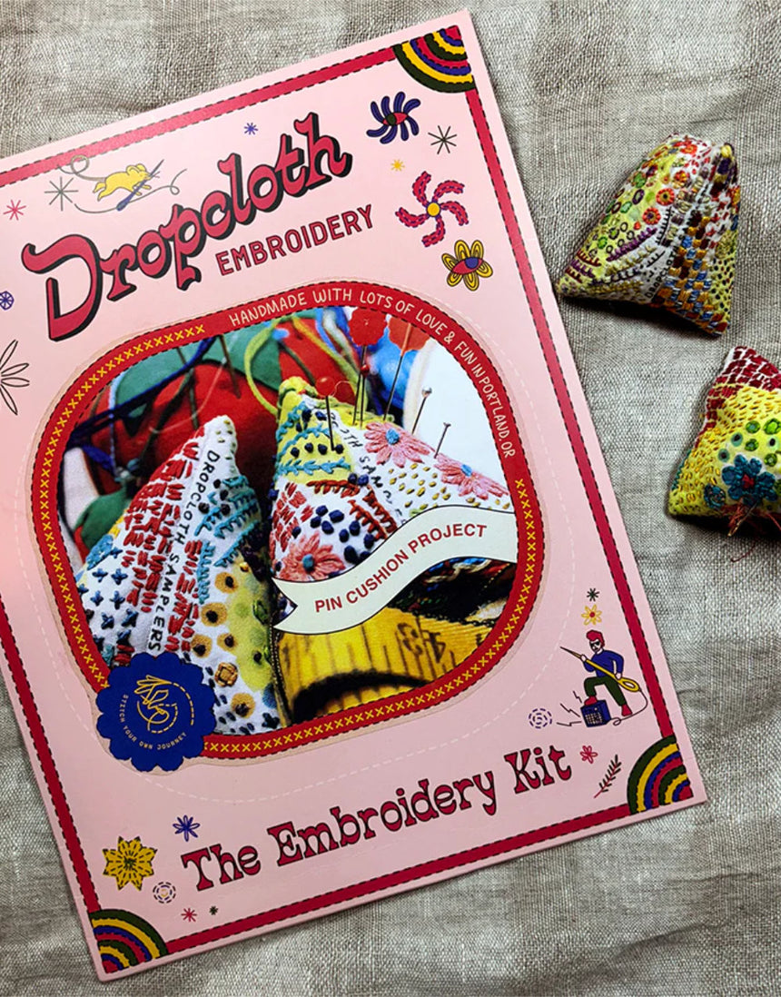 Pincushion Embroidery Sampler Kit by Dropcloth