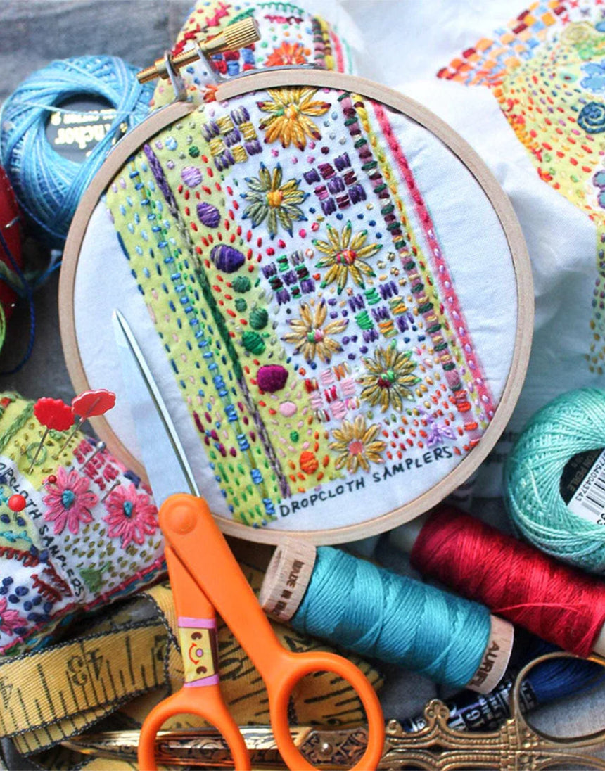 Pincushion Embroidery Sampler Kit by Dropcloth