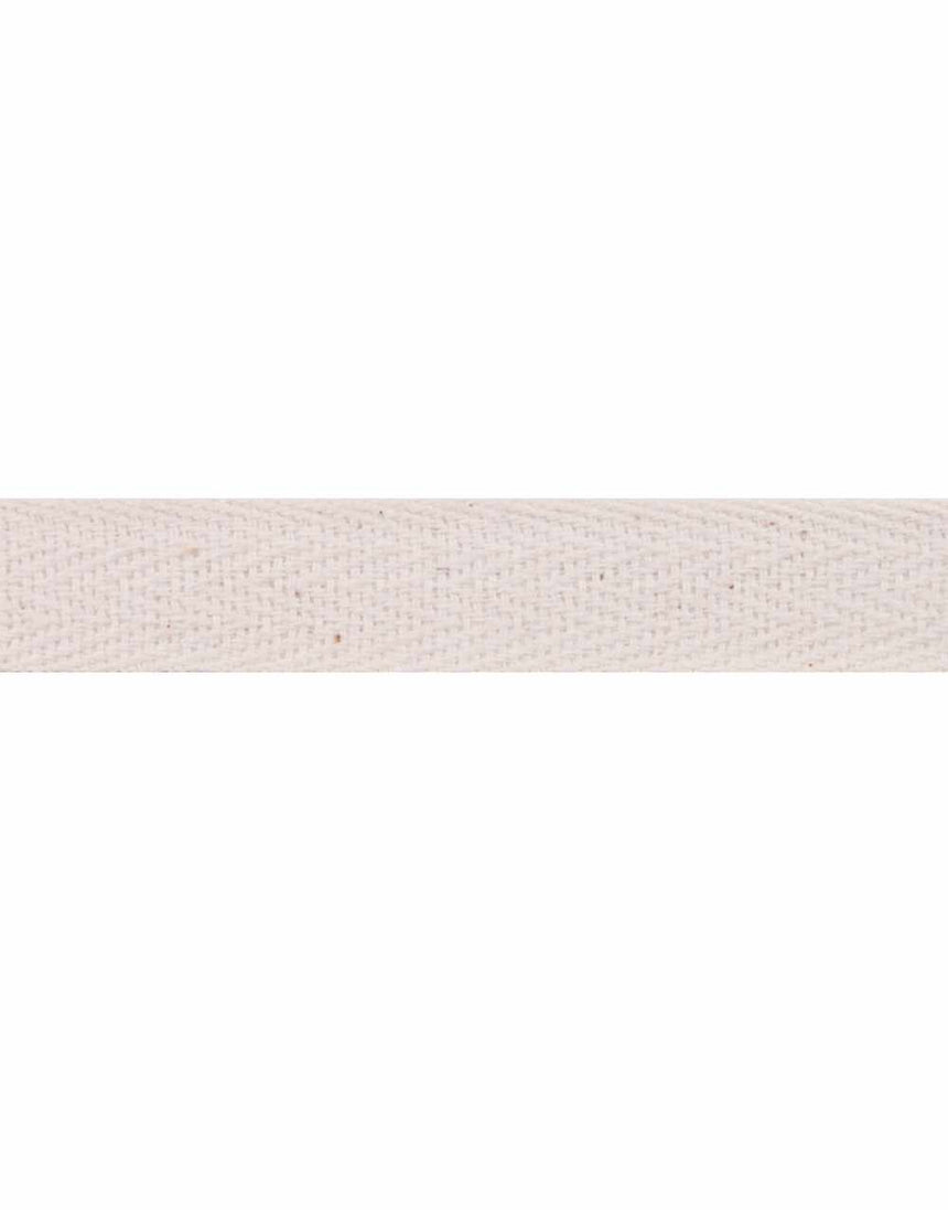 Natural Coloured Herringbone Tape, 15mm