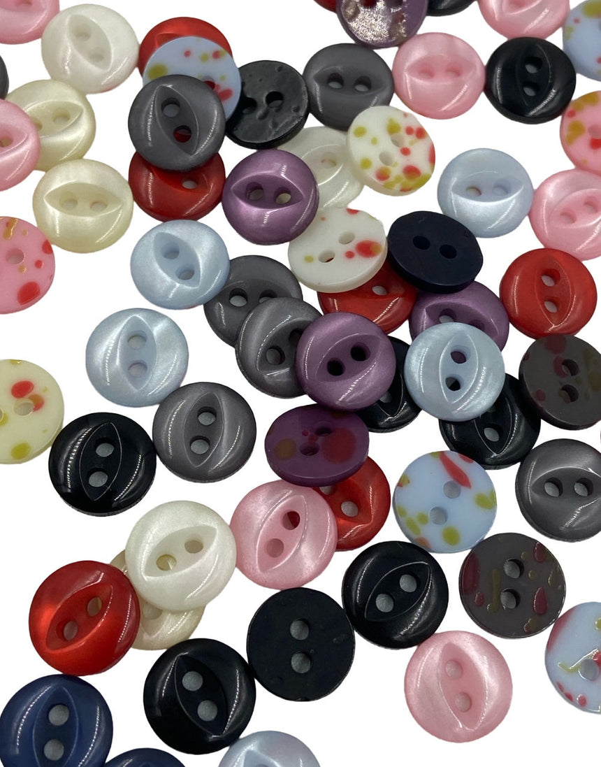 Fisheye Buttons, 9mm