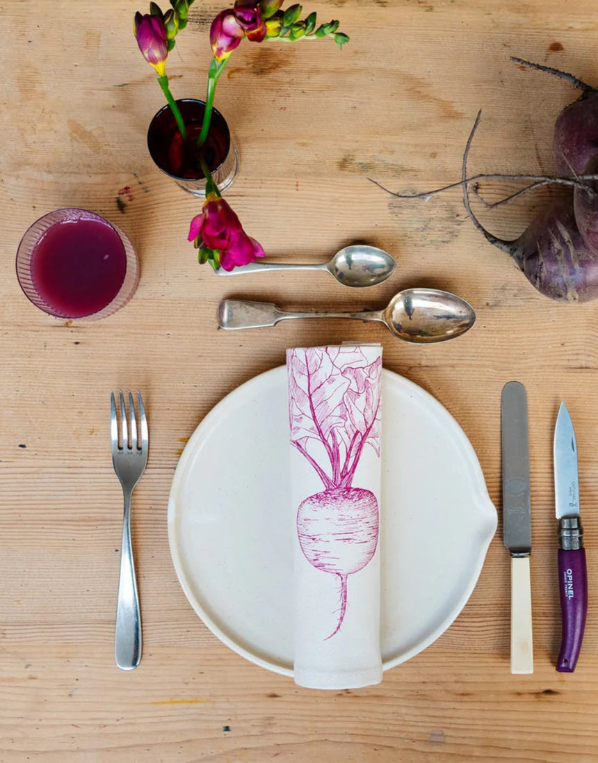 Garden Veg Napkins set of 6 by Lottie Day