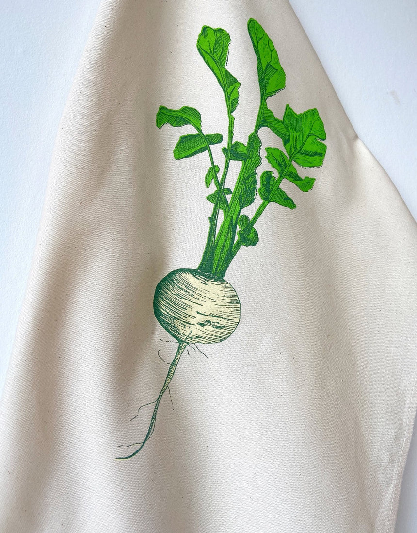 Golden Beet Tea Towel by Lottie Day