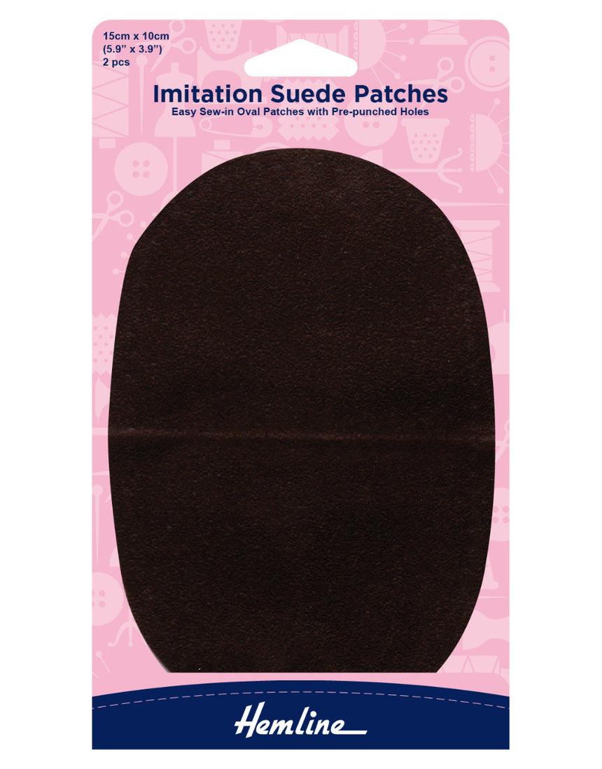 Sew-in Imitation Suede Patches