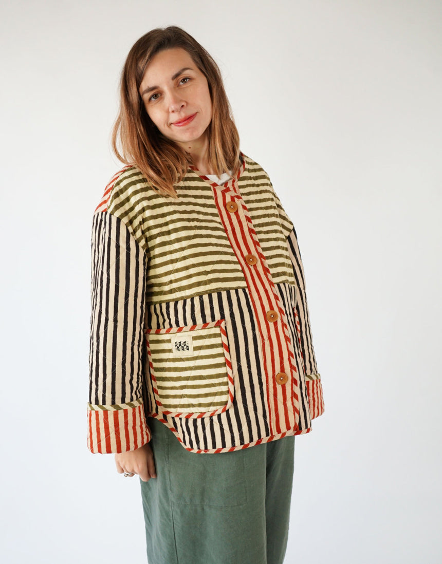 Homebody Quilted Jacket PDF Immediate Download Sewing Pattern, Matchy Matchy Sewing Club