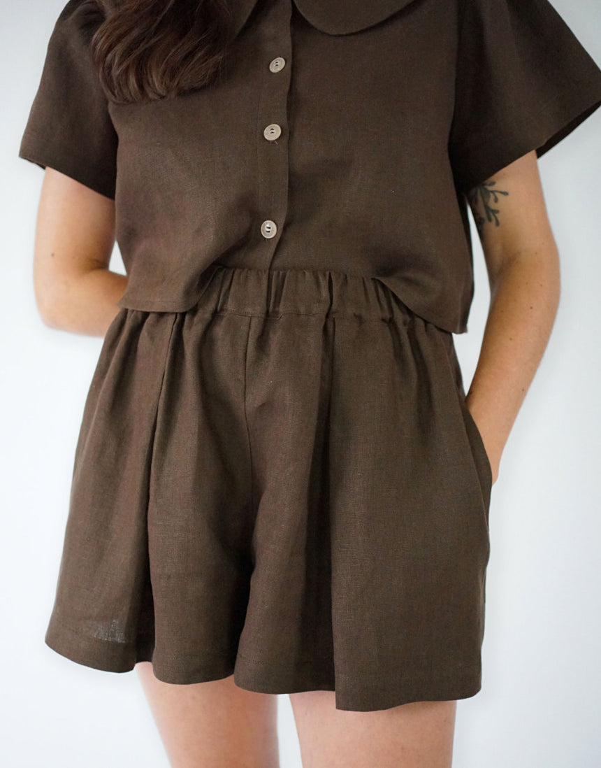 High Tide Top and Shorts PDF Immediate Download Sewing Pattern, Matchy Matchy Sewing Club