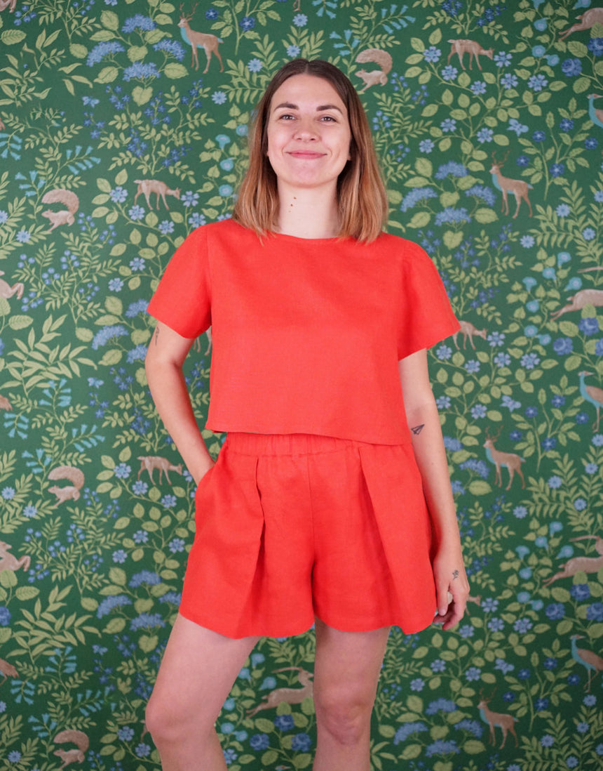 High Tide Top and Shorts PDF Immediate Download Sewing Pattern, Matchy Matchy Sewing Club