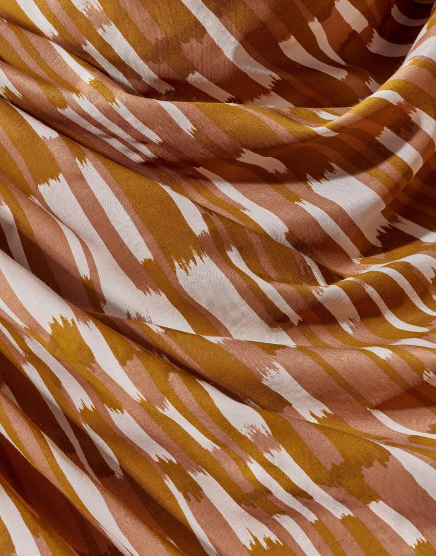Imany Pecan Pie EcoVero Viscose Modal Fabric, Atelier Brunette