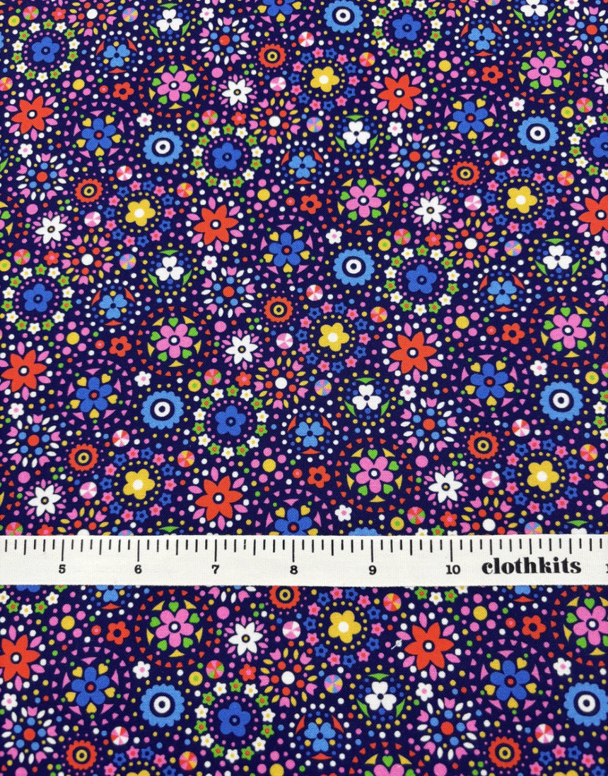 Kalli Quilting Cotton Fabric, Primavera by Sholto Drumlanrig Thread & Ink Studio