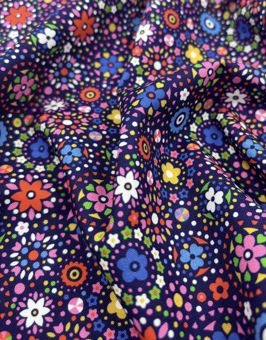 Kalli Quilting Cotton Fabric, Primavera by Sholto Drumlanrig Thread & Ink Studio