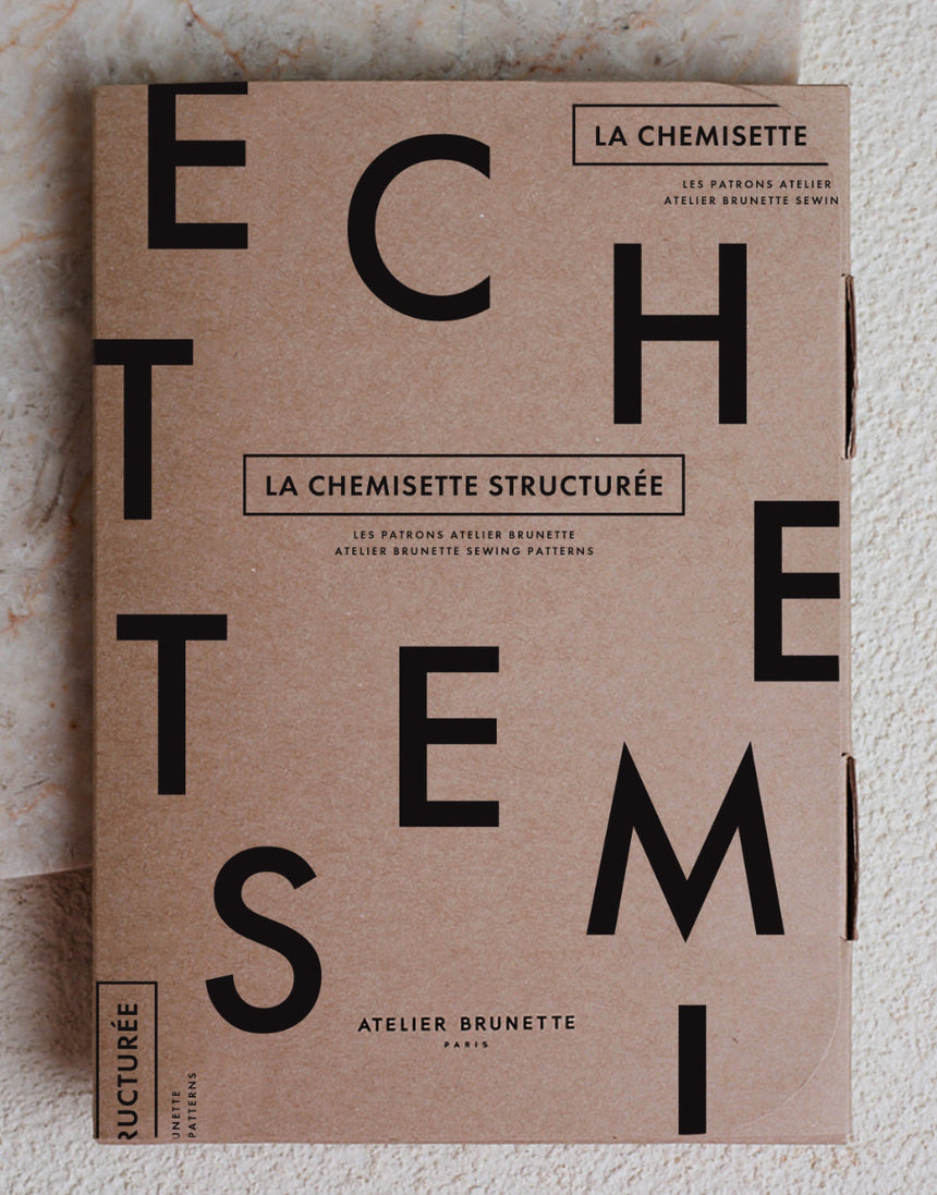 La Chemisette Structurée Blouse Sewing Pattern, Atelier Brunette