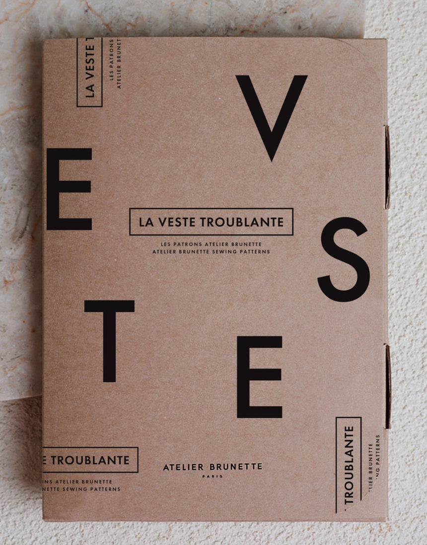 La Veste Troublante Coat Sewing Pattern, Atelier Brunette