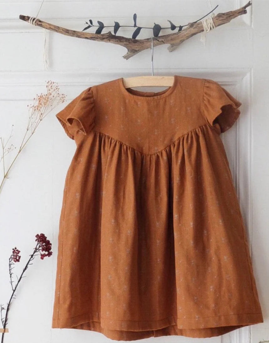 Louise Blouse & Dress Sewing Pattern (3y - 12), Ikatee