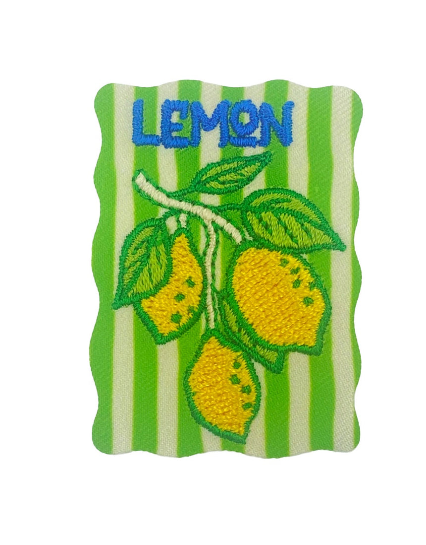 Lemon Iron on Patch