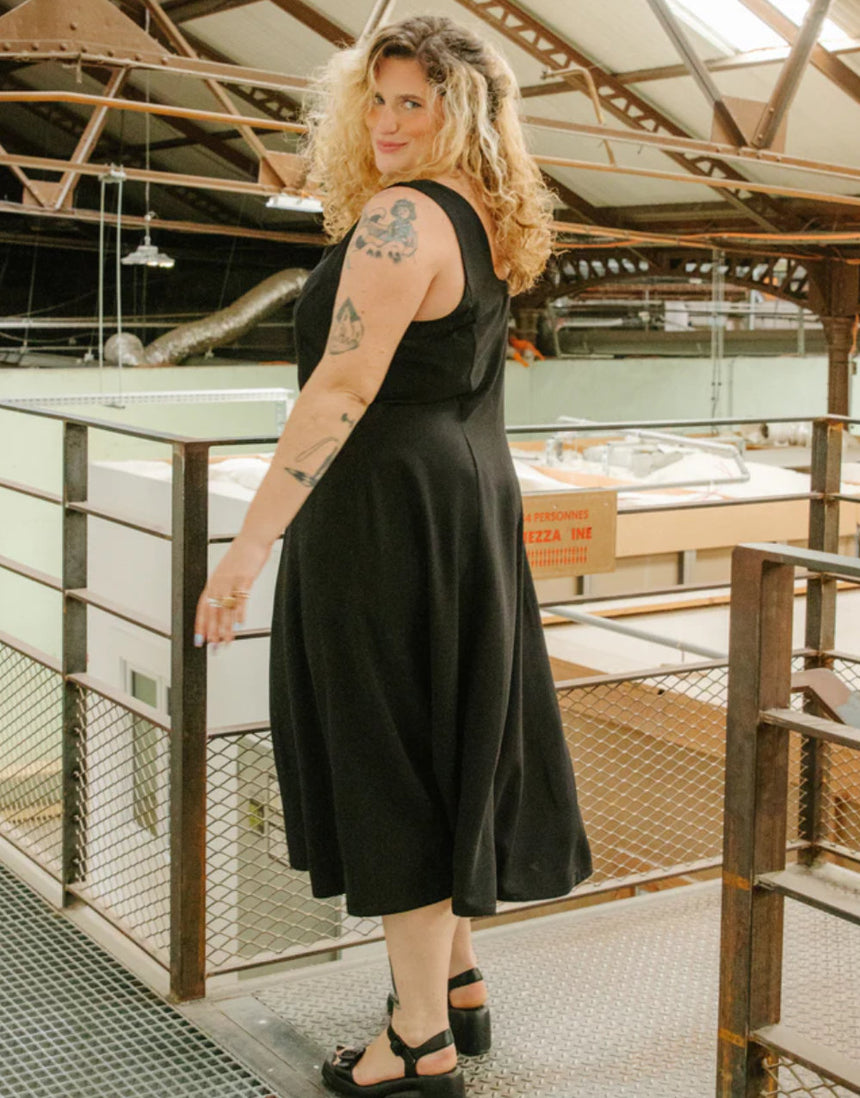 Linger Dress Paper Sewing Pattern, Maison Fauve