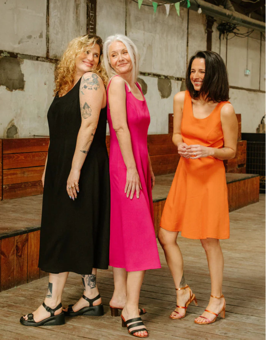 Linger Dress Paper Sewing Pattern, Maison Fauve