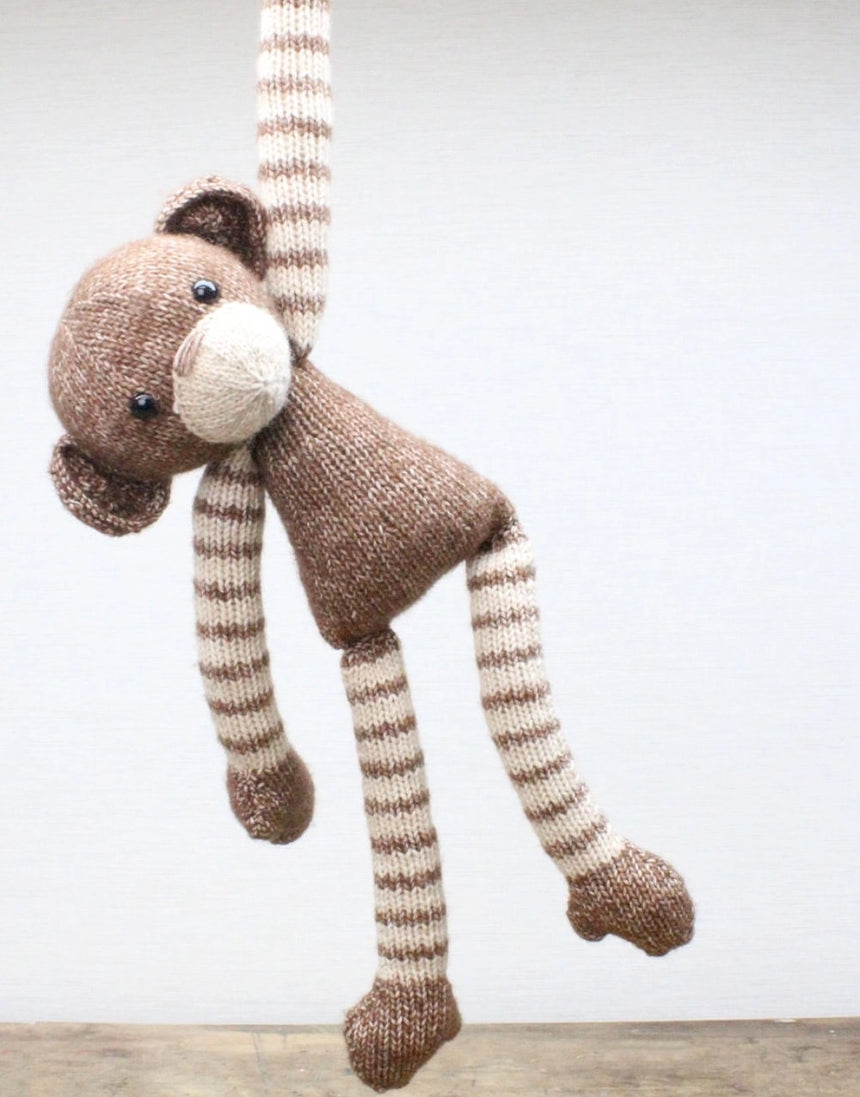 Malinda the Monkey Knitting Kit, Hardicraft