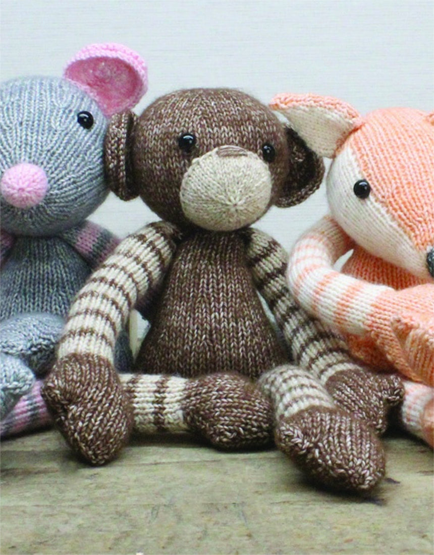 Malinda the Monkey Knitting Kit, Hardicraft