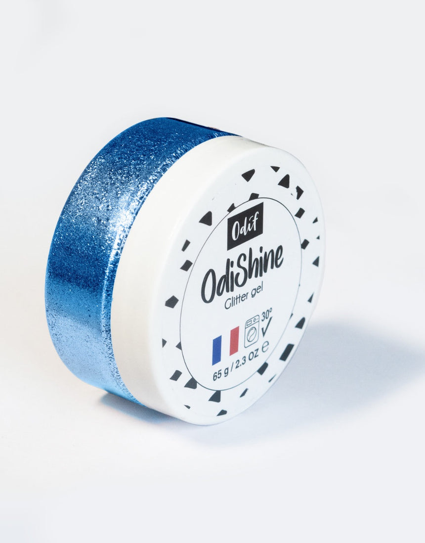 Odif OdiShine Fabric Paint Glitter Gel, Sapphire