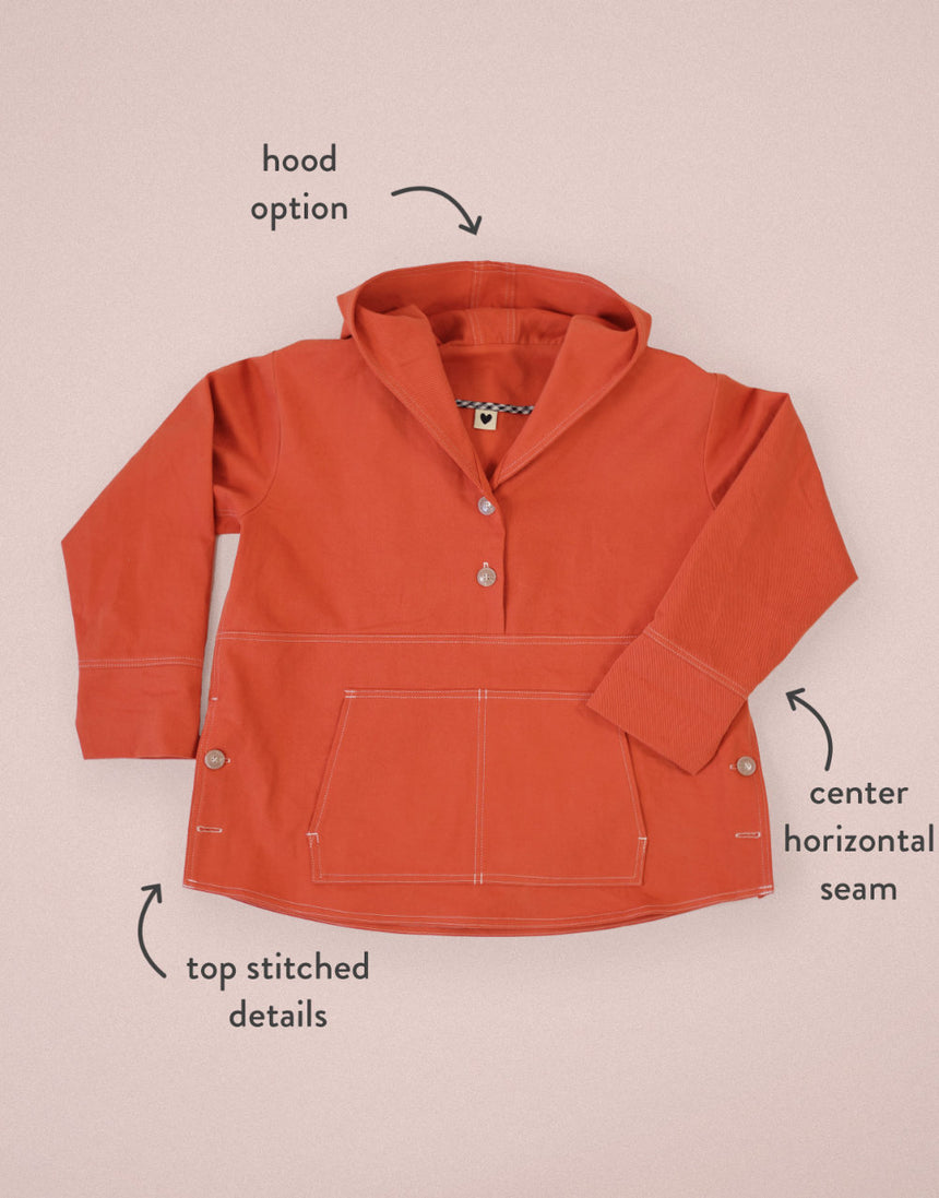 On Deck Popover PDF Immediate Download Sewing Pattern, Matchy Matchy Sewing Club