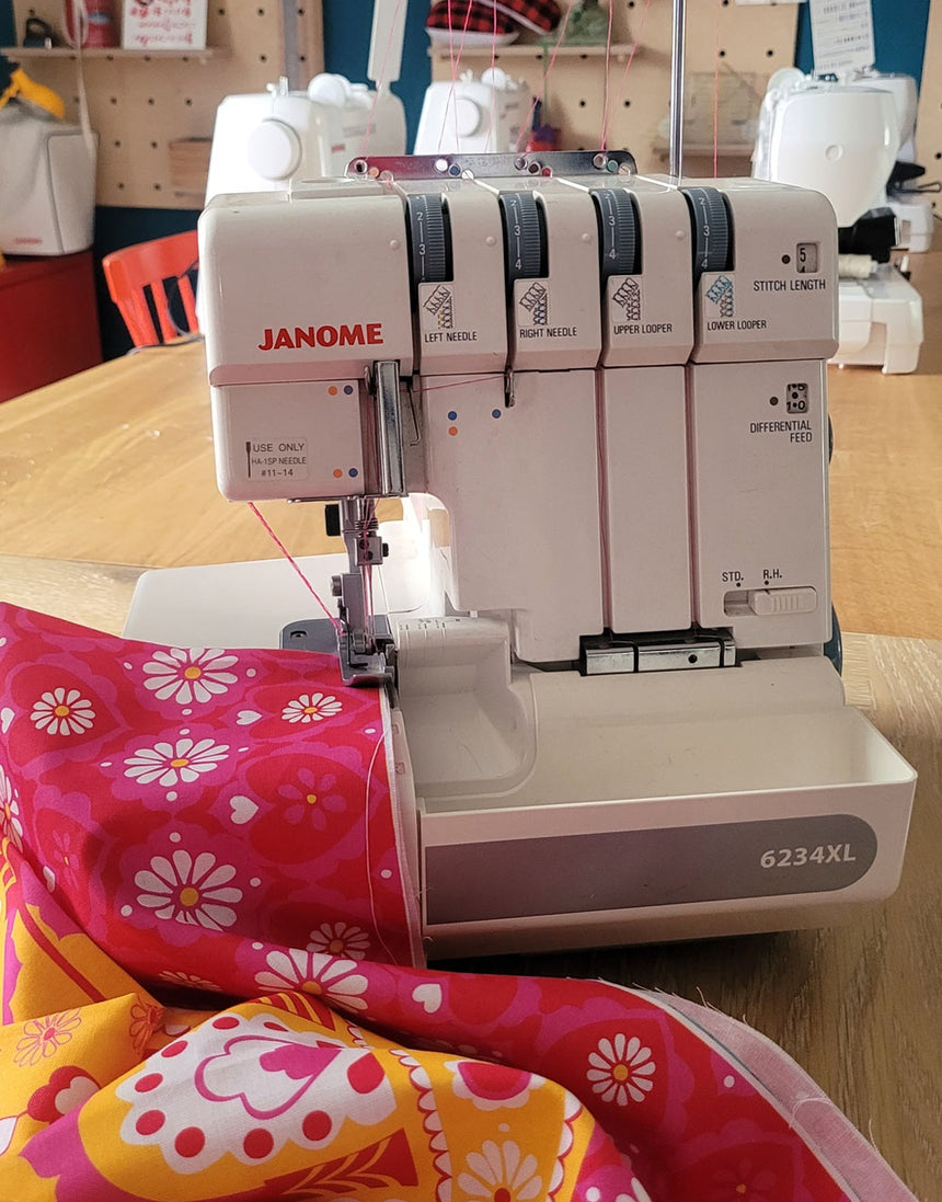 Creative Overlocker Techniques Workshop | Chichester Sewing Courses
