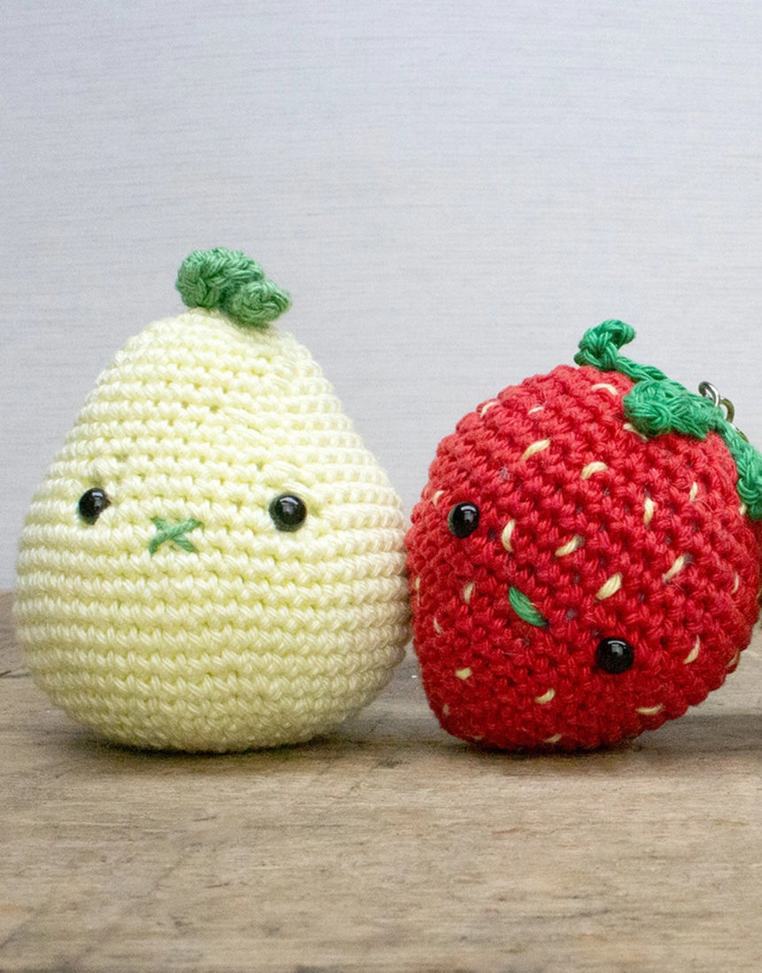 Pear Keyring Crochet Kit, Hardicraft