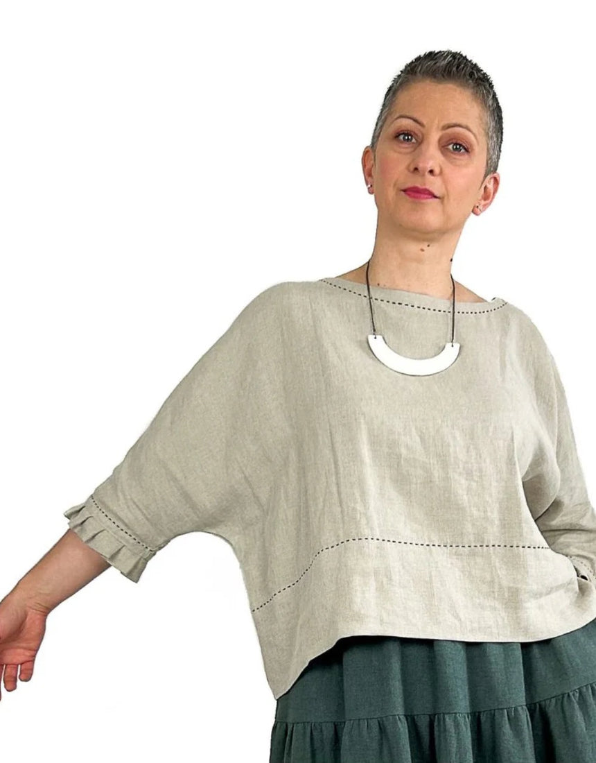 Rea Top Sewing Pattern, Dhurata Davies