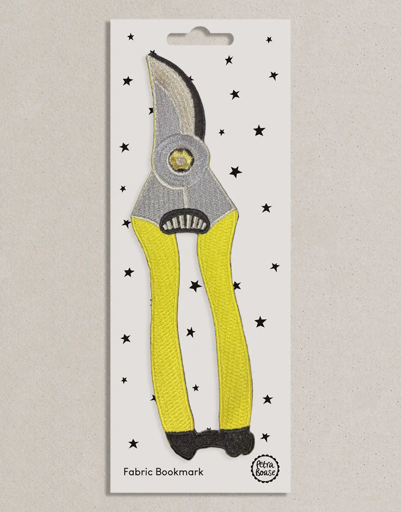 Secateurs Embroidered Bookmark, Petra Boase