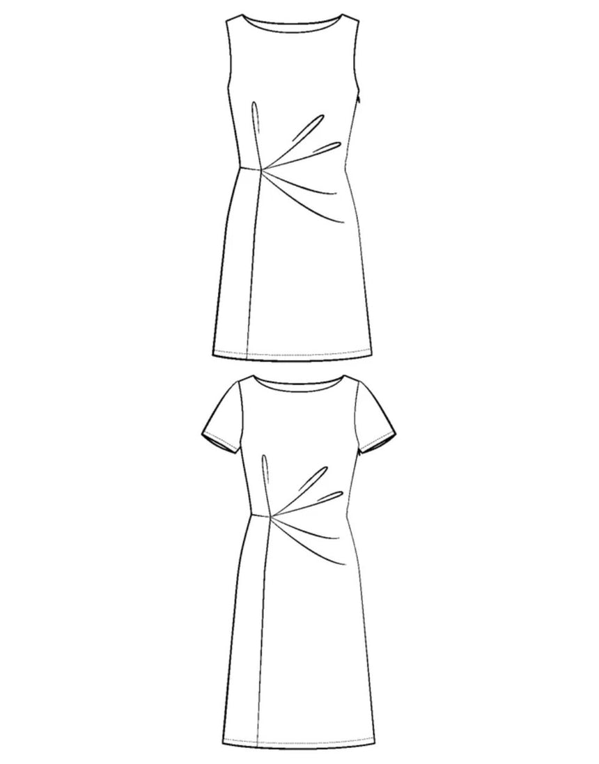 La Robe Twist Dress Sewing Pattern, Maison Fauve