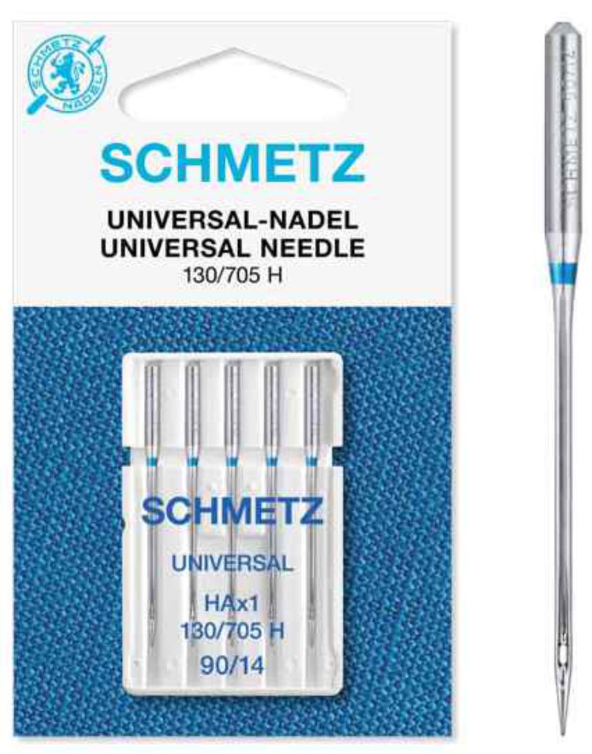 Schmetz Sewing Machine Needles - Universal - Medium/Heavy Fabric 90/14